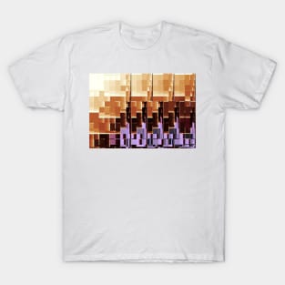 Abstract Cityscape Pattern T-Shirt